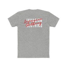 Load image into Gallery viewer, Gray/Red Signature Logo Tee