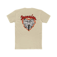 Load image into Gallery viewer, Ribs of Fire Heart Skeleton Tee
