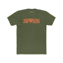 Load image into Gallery viewer, Army/Orange Double Outline Tee
