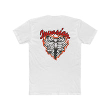 Load image into Gallery viewer, Ribs of Fire Heart Skeleton Tee
