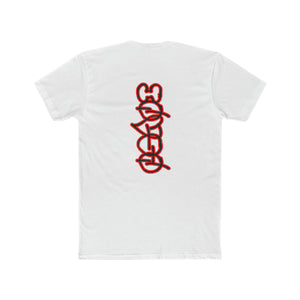 White-Red Graffiti Logo Tee