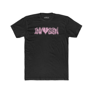 Gray/Pink Double Outline Tee