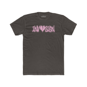 Gray/Pink Double Outline Tee