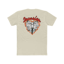 Load image into Gallery viewer, Cream Ribs of Fire Heart Skeleton Tee
