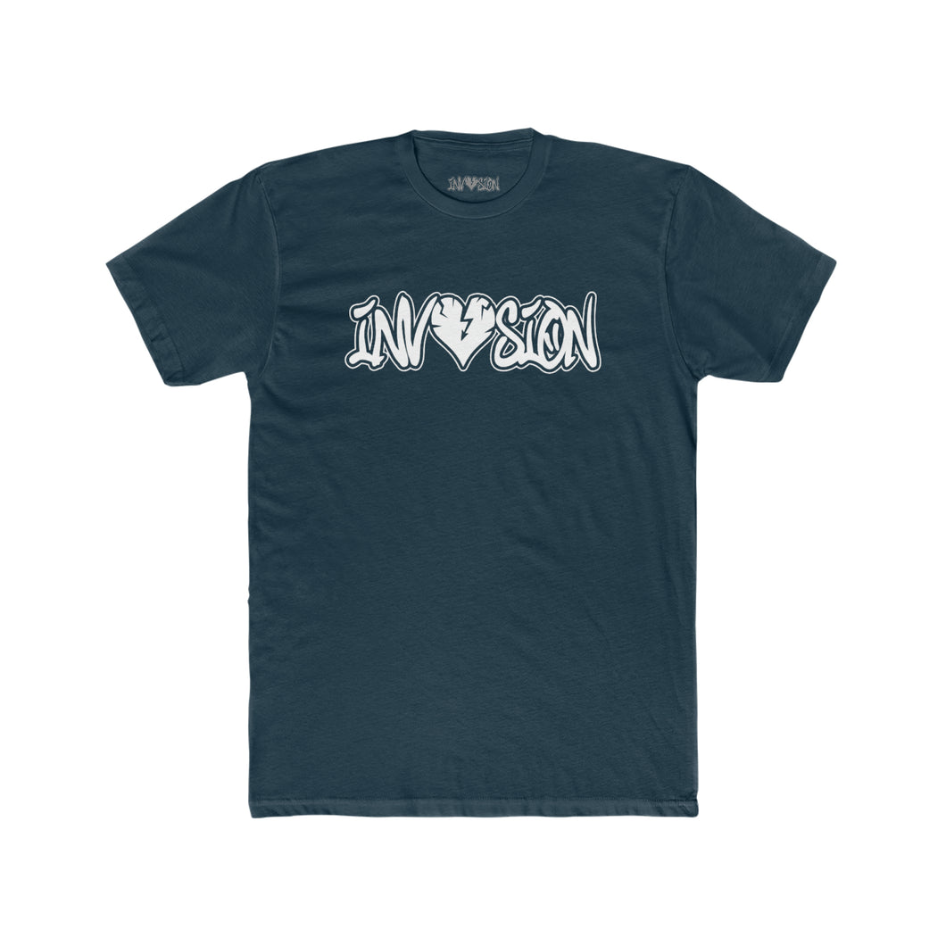 Navy Double Outline Tee